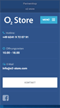 Mobile Screenshot of o2-store.com