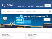 Tablet Screenshot of o2-store.com